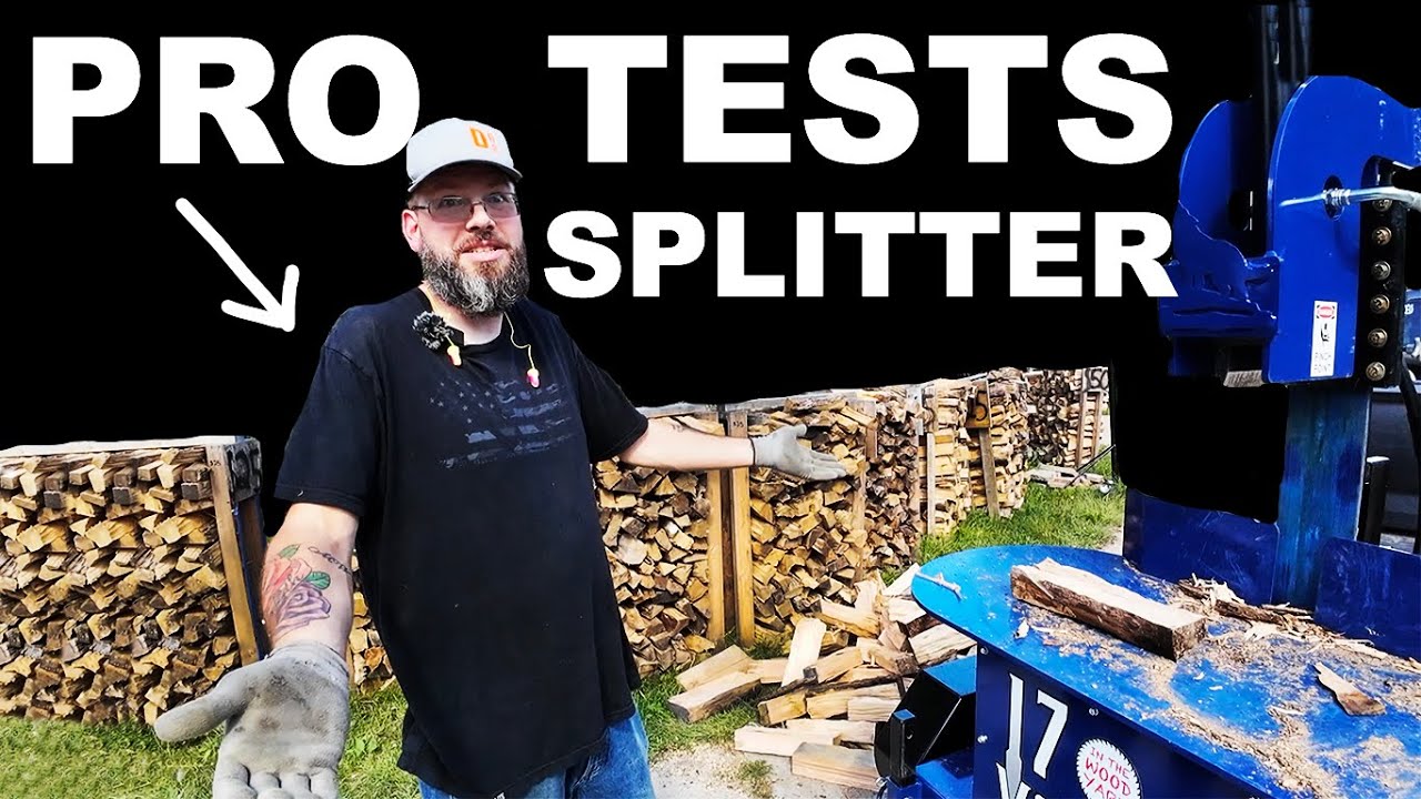 WOLFE RIDGE VS17 FIREWOOD SPLITTER TESTED BY A PRO! - YouTube