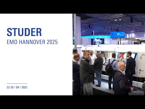 STUDER az EMO 2025-ön: S23 premier Hannoverben