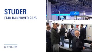 STUDER az EMO 2025-ön: S23 premier Hannoverben