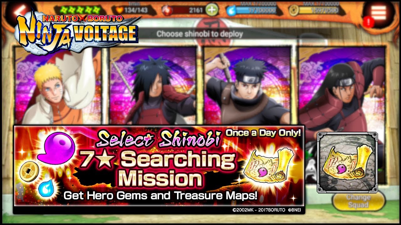 Finally got the Gold Treasure Map | Naruto X Boruto Ninja Voltage