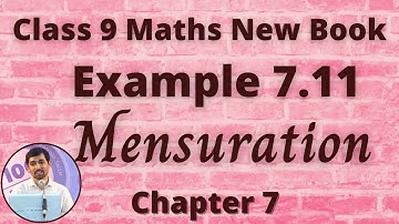 TN Class 9 Maths Mensuration Example 7.11 Chapter 7 Alexmaths Volume of Cuboid and Cube