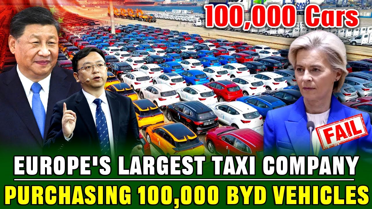European company purchases 100,000 BYD electric vehicles | This raises  concerns within the EU!