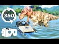 360 3D VR video T-Rex Dinosaurs Jurassic World 360° Virtual Reality