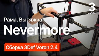 Сборка 3Def Voron 2.4. Часть 3.