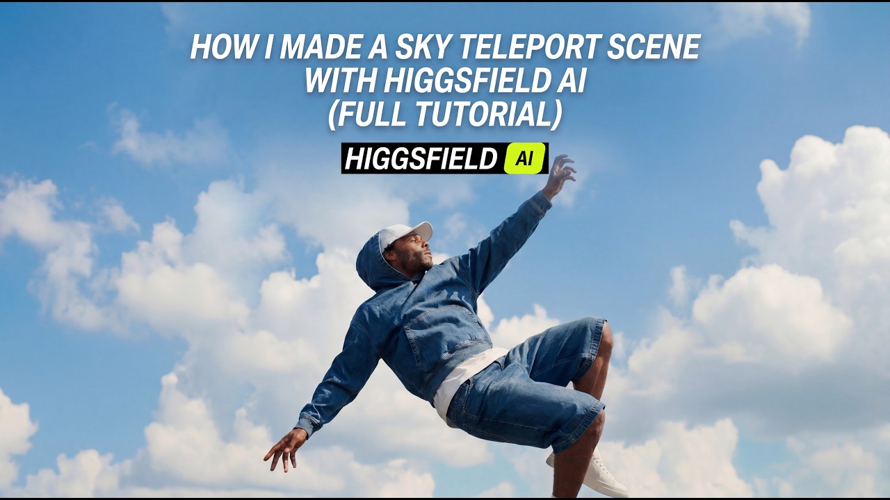 How I Made a Sky Teleport Scene with Higgsfield AI (Full Tutorial) @higgsfield.creators