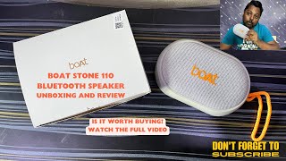 Boat Stone 110 Bluetooth Speaker 🔥 Full Review | 3W Sound Test & Battery Life | Best Under ₹1000?