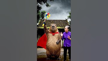 Capy ước mơ trở thành... siêu nhân anh hùng giải cứu thế giới #capybara  #capybaravabe