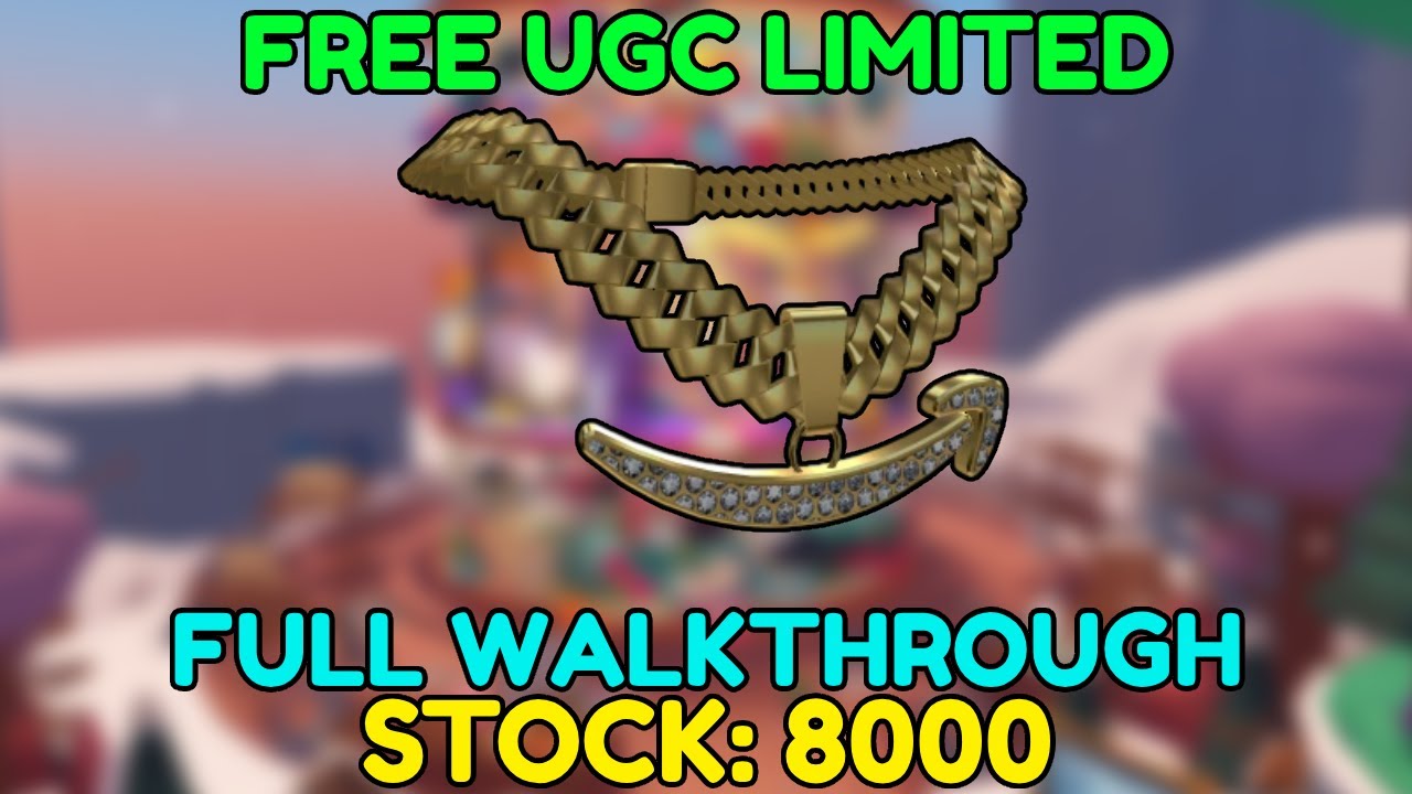 [FREE UGC LIMITED] HOW TO GET WhoseTrade Smile Chain IN Amazon’s Great Holiday Climb ROBLOX