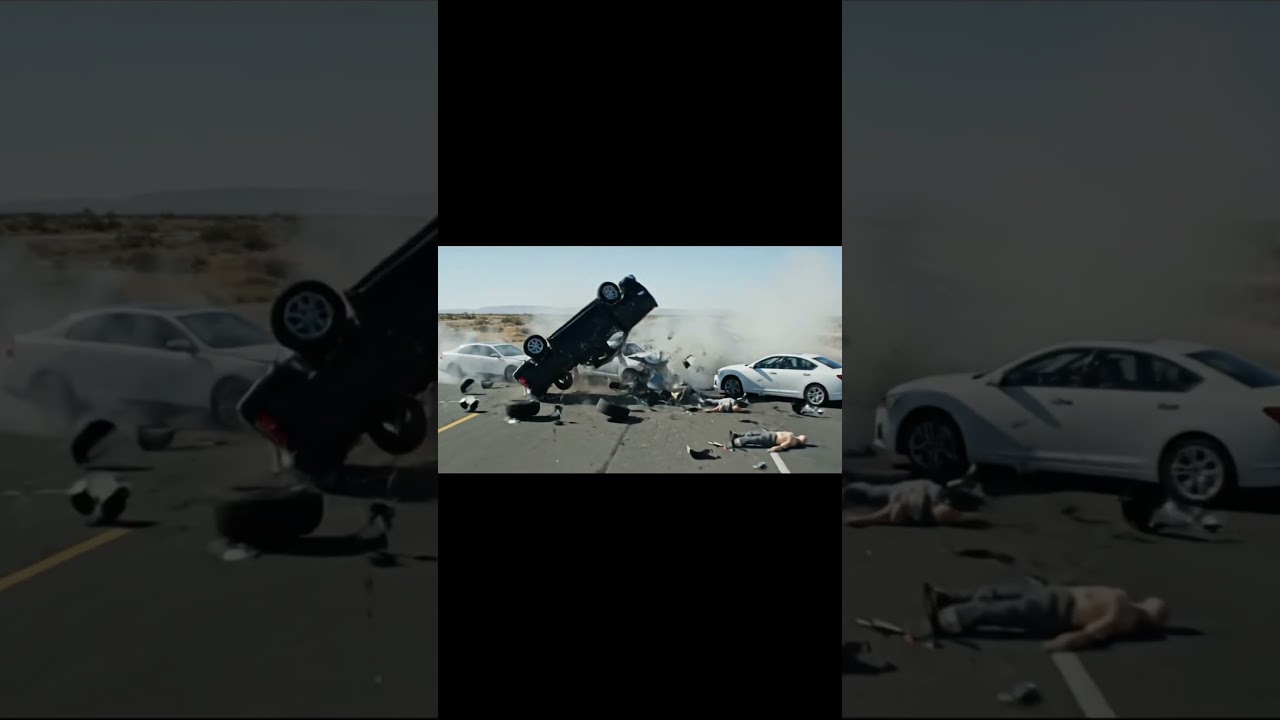 #1 AI-Generated Car Crashes That Look Way Too Real 😳