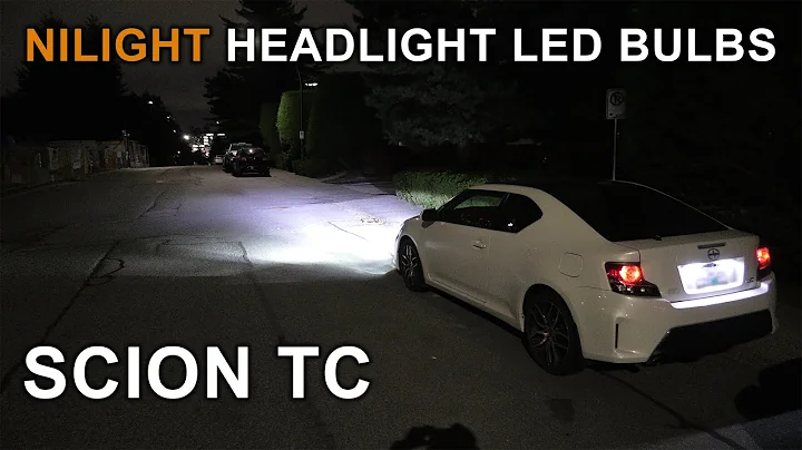 Scion TC (2014-2016): Nilight Headlight LED Bulbs Install. Size 9012.
