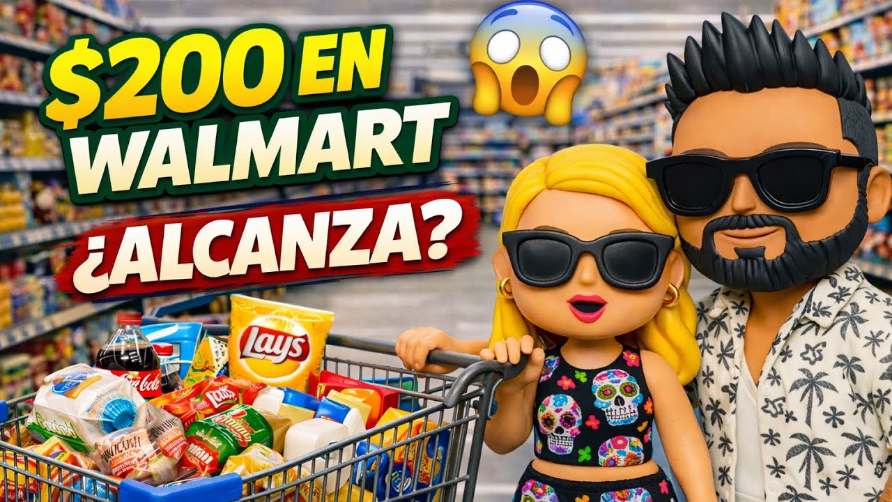 Fuimos al Walmart con $200 y todo esto fue lo que compramos! Alcanza? 2026 