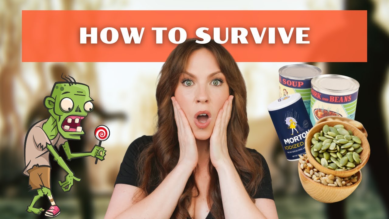 How a Dietitian Preps for Food Shortages/Zombie Apocalypse - YouTube