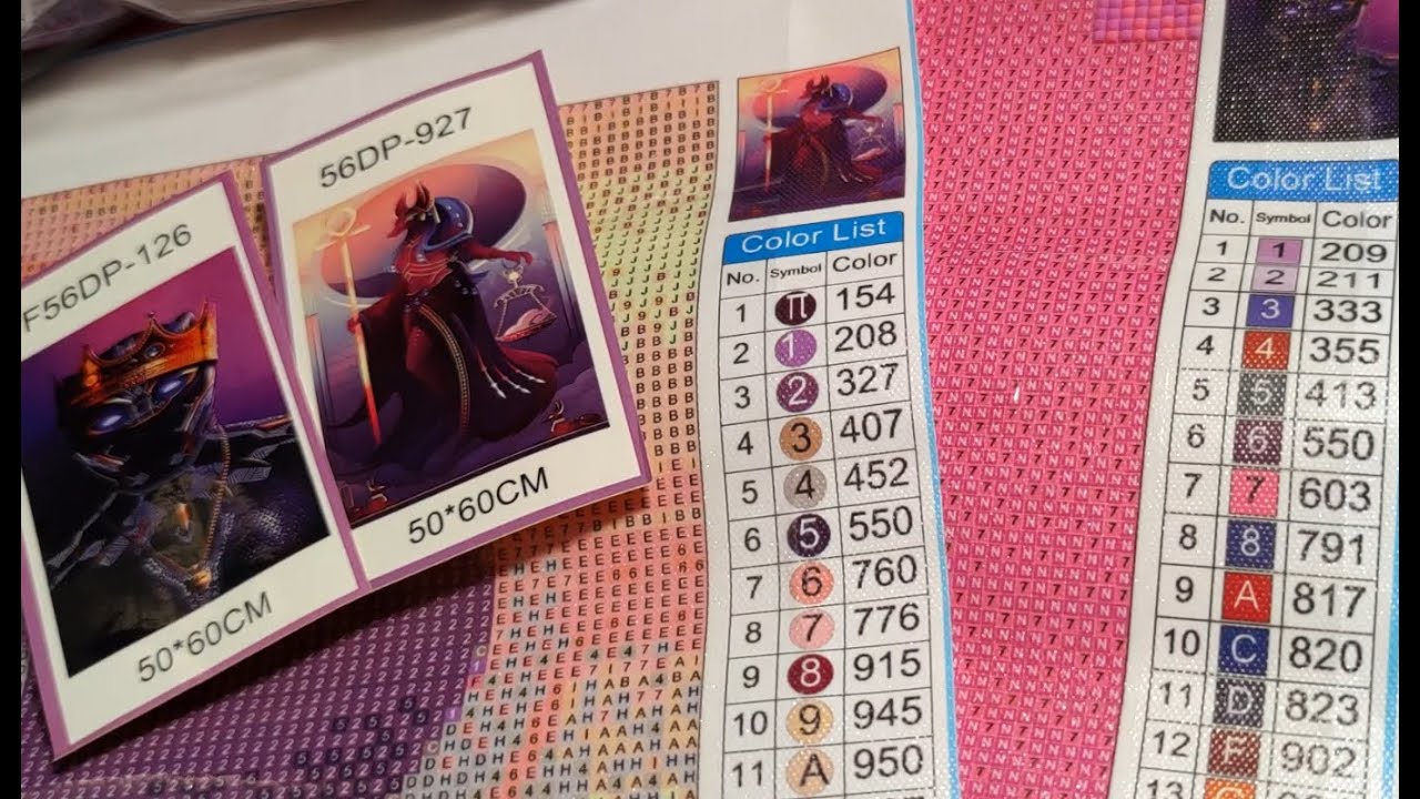 Diamond Painting: unboxing LETERNEL promo + test des diamants carrés