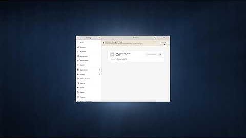 How to install HP printer driver on Fedora 32 (Linux)