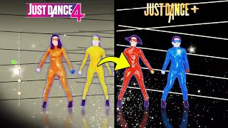 JUST DANCE COMPARISON  OOPS... I DID IT AGAIN | JD4 x JD+