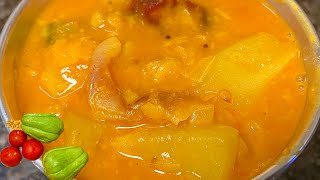 சௌ சௌ சாம்பார் சுவையா இருக்க இந்த முறையில் செய்யுங்க / Chow Chow Sambar Recipe In Tamil