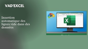 Insérer automatiquement des lignes vides dans des données sans affecter les lignes d