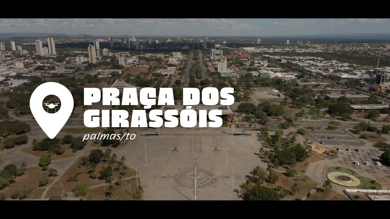Praça dos Girassóis em Palmas, a maior praça do mundo