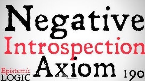 The Negative Introspection Axiom (Justification Logic)