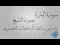 تلاوات سورة البقرة بصوت الشيخ بدر بن راشد آل دخنان الدوسري