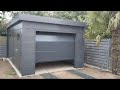 Vidéo: Garage métal Eleganto 3654 porte sectionnelle motorisée