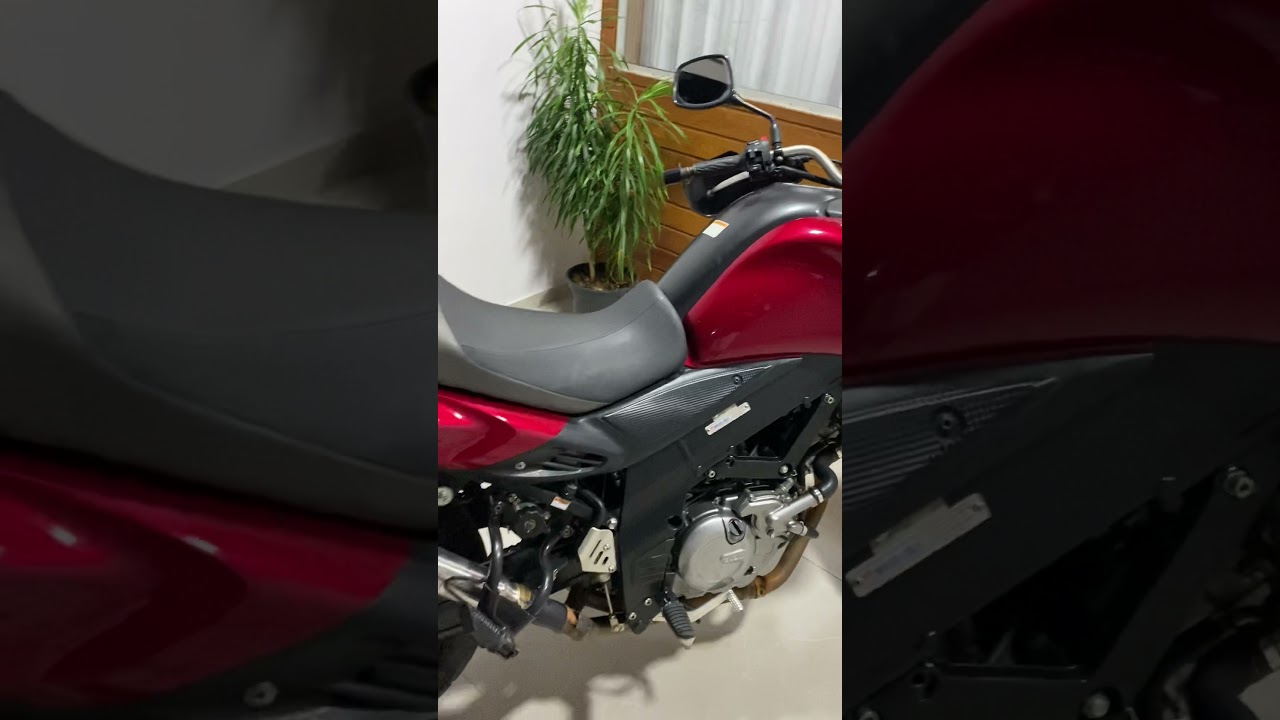 DIRETÃO Vstrom 650 XT 2016 com escapamento esportivo