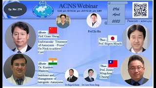 ACNS Webinar   Apr 29   EVT for Aneurysms with focus on Neck to achieve Cure & Iatrogenic Aneurysms