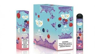 loy disposable vape xl Blue Raz review Flavor:Apple Mango Pear fresh mint tick tock 2000 Muha Meds | Melted