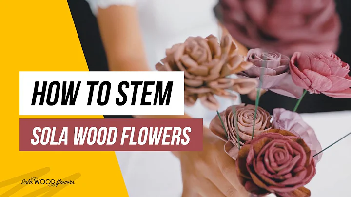 How To Stem Sola Wood Flowers