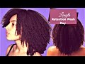 GREAT LENGTH RETENTION Wash Day Routine [+Wash & Go Styling Type 4 Natural Hair]