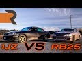 1JZ Toyota Chaser Takes on an RB25 Nissan Laurel | Drift Sedan Battle!