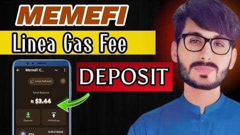 How to Add MemeFi Ethereum Linea Gas Fee In Wallet| MemeFi Gas Fee Deposit Process|