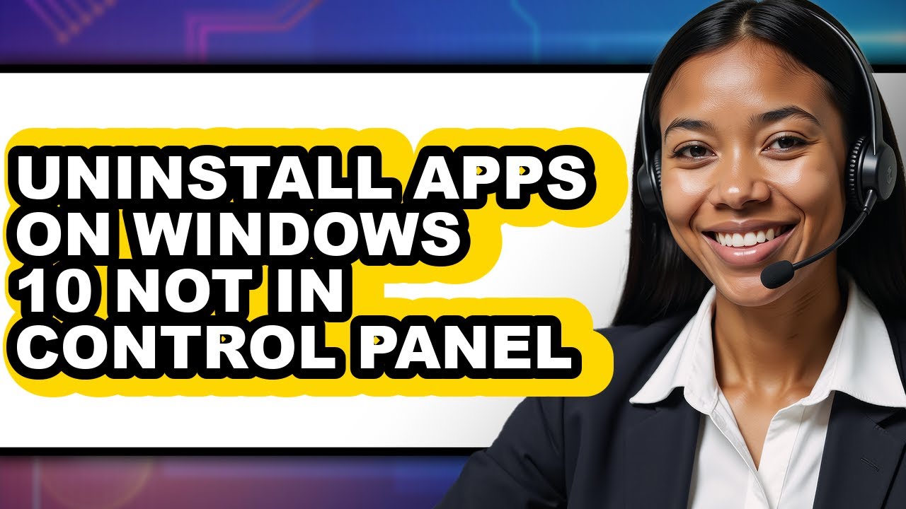 How to Uninstall Apps on Windows 10 Not in Control Panel - Easy Guide ...