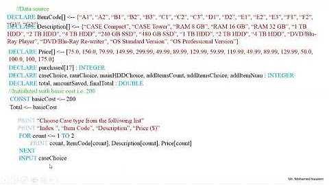 Revised Pseudocode PRE RELEASE MATERIAL OCT NOV 2020 P22