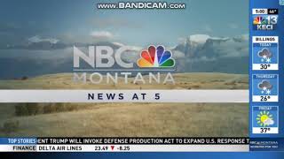 KECI/KCFW/KTVM/KDBZ-CD: NBC MONTANA NEWS AT 5PM OPEN (3-18-2020)
