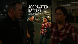 Bodycam: Officer Confronts Suspect Over Aggravated Battery