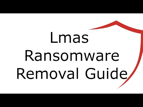 Lmas File Virus Ransomware [.Lmas] Removal and Decrypt  .Lmas Files