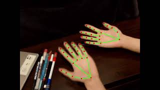 Real Time Hand Tracking model with Pen Spinning