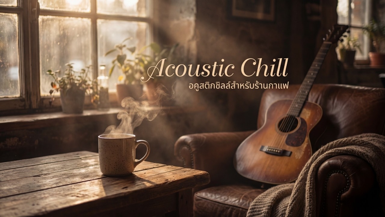 ☕ Acoustic Chill for Coffee Shops | อคูสติกชิลล์สำหรับร้านกาแฟ | 1:28 Hours