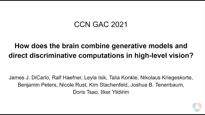 CCN 2021: How does the brain combine generative mo...