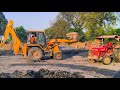 मिट्टी मताई कार्य 🚜😃 | jcb working video | jcb video #jcb3dx #jcb #soilloding #jcbloder #tractor 