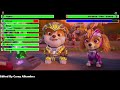 PAW Patrol: The Mighty Movie (2023) Final Battle with healthbars