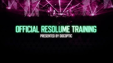 Official Resolume Avenue 6 & Arena 6 Video Training