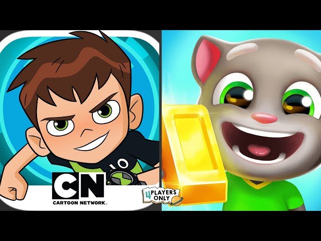 Subway Surfers VS Ben 10 Up to Speed VS Teen Titans Go VS Talking Tom Gold Run #4