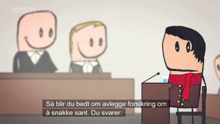 Skal du vitne i en straffesak?