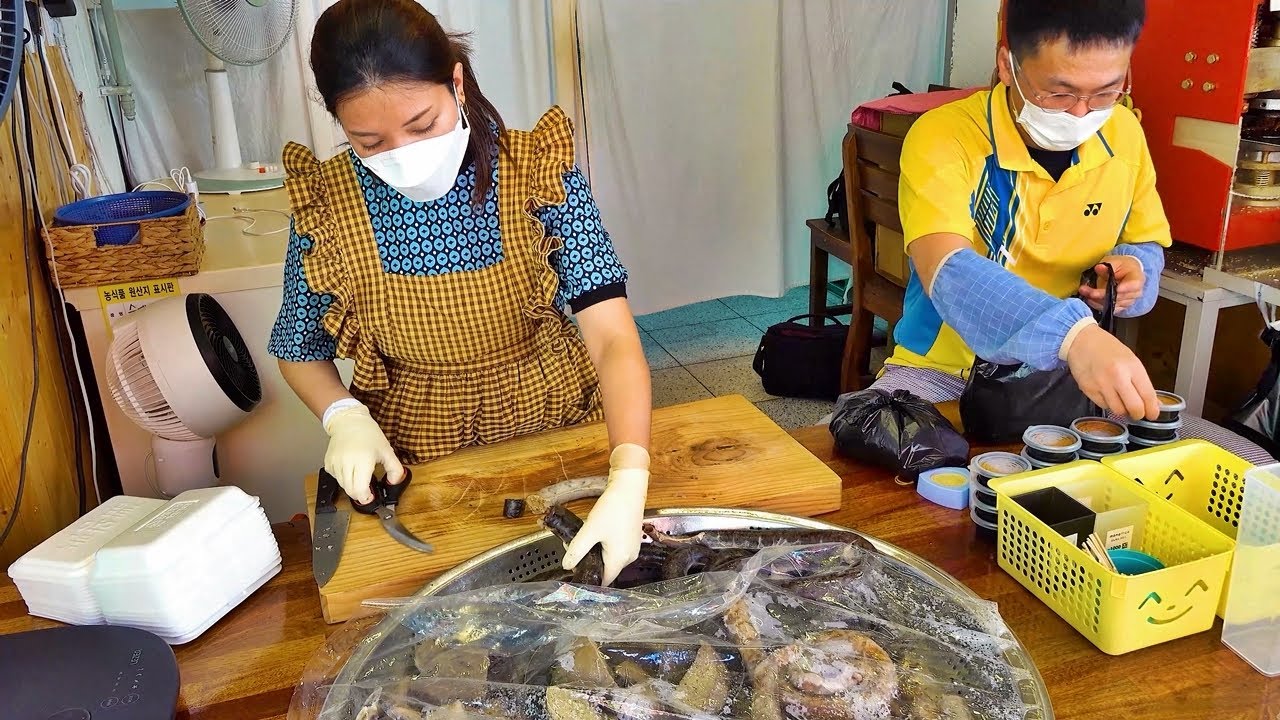 진주 중앙시장 서부시장 자유시장 순대 맛집 (누룽시대,불티나분식,한아름김밥,46호) 몰아보기  sundae pork intestines compilation Korean food
