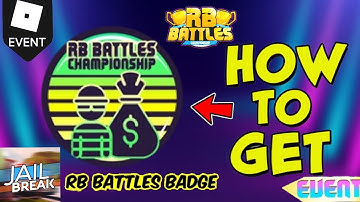 How To Get Jailbreak RB Battles Badge (Full Guide) *Tutorial*Step By Step*