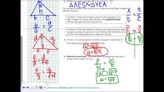 SpringBoard Geometry Unit 3 Lesson 19-2