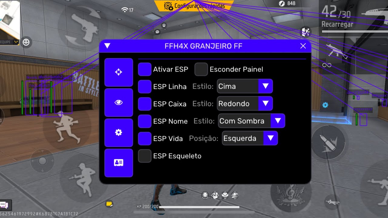 😈NOVO PAINEL MOD MENU GRANJEIRO FFH4X FF HEADTRICK XIT GRATIS ANDROID ANT BAN IOS LINK MEDIAFIRE !!