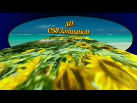 3D  CSS Animation - HD desktop/laptop version